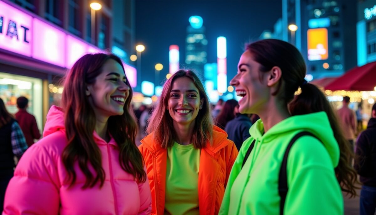 Une ambiance électrique : l'ère du fluo en pleine effervescence Une ambiance électrique : l'ère du fluo en pleine effervescence