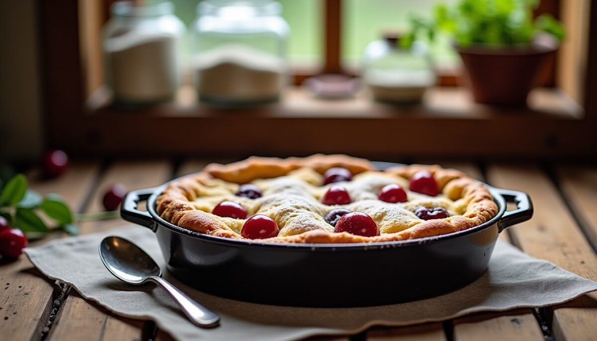 Dites adieu aux clafoutis caoutchouteux : le secret de ce clafoutis aux cerises en 6 ingrédients révélé, avec un ingrédient sec ajouté à la toute fin