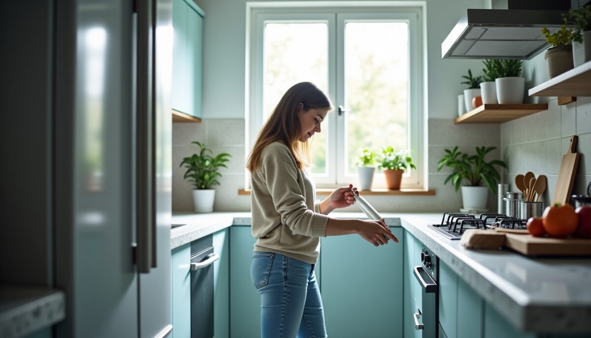 Congélateur givré ? Découvrez l'astuce express avec un rouleau de cuisine pour dégriser et réduire votre facture d'électricité !