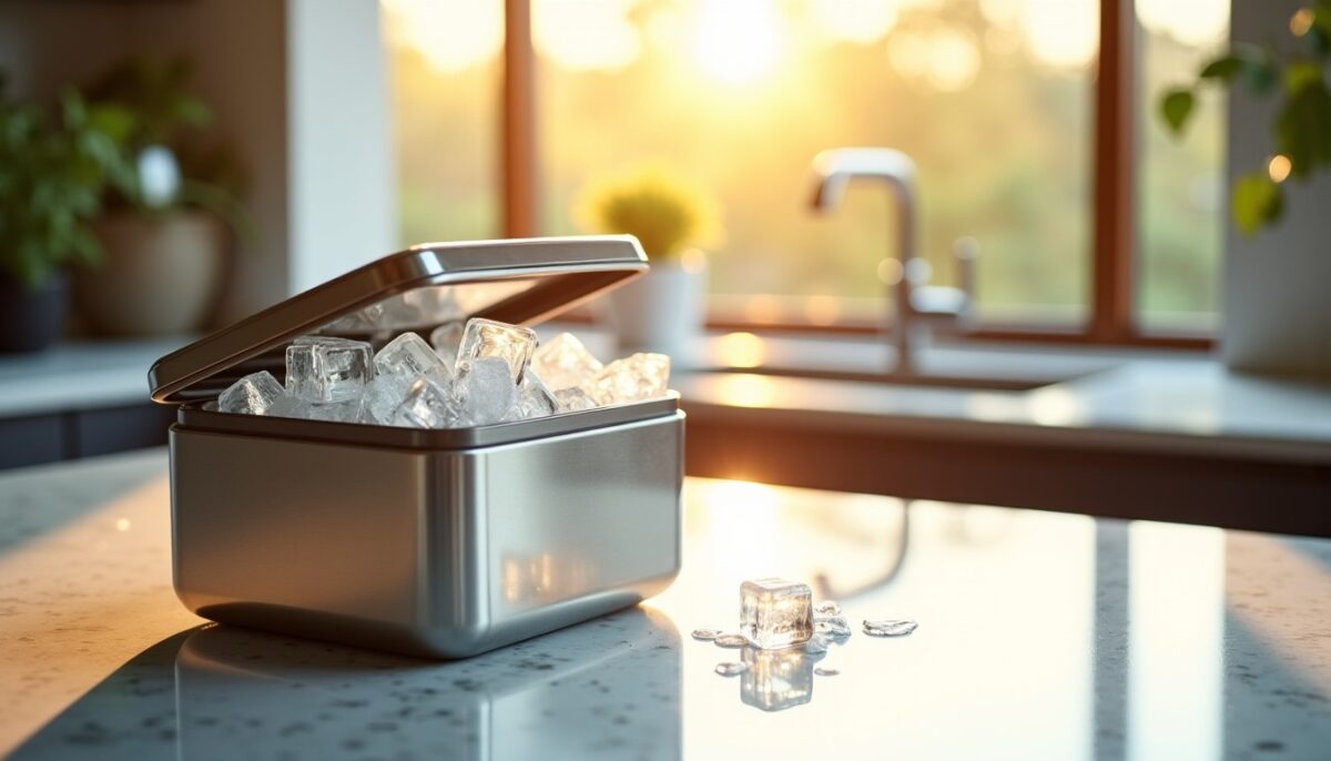 Glacière en vacances : pourquoi laisser de l’eau au fond accélère la fonte de vos glaçons