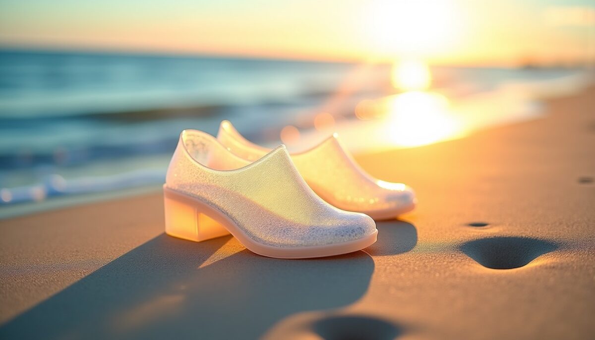 Chaussures Méduse : quand le plastique se transforme en merveille intemporelle !