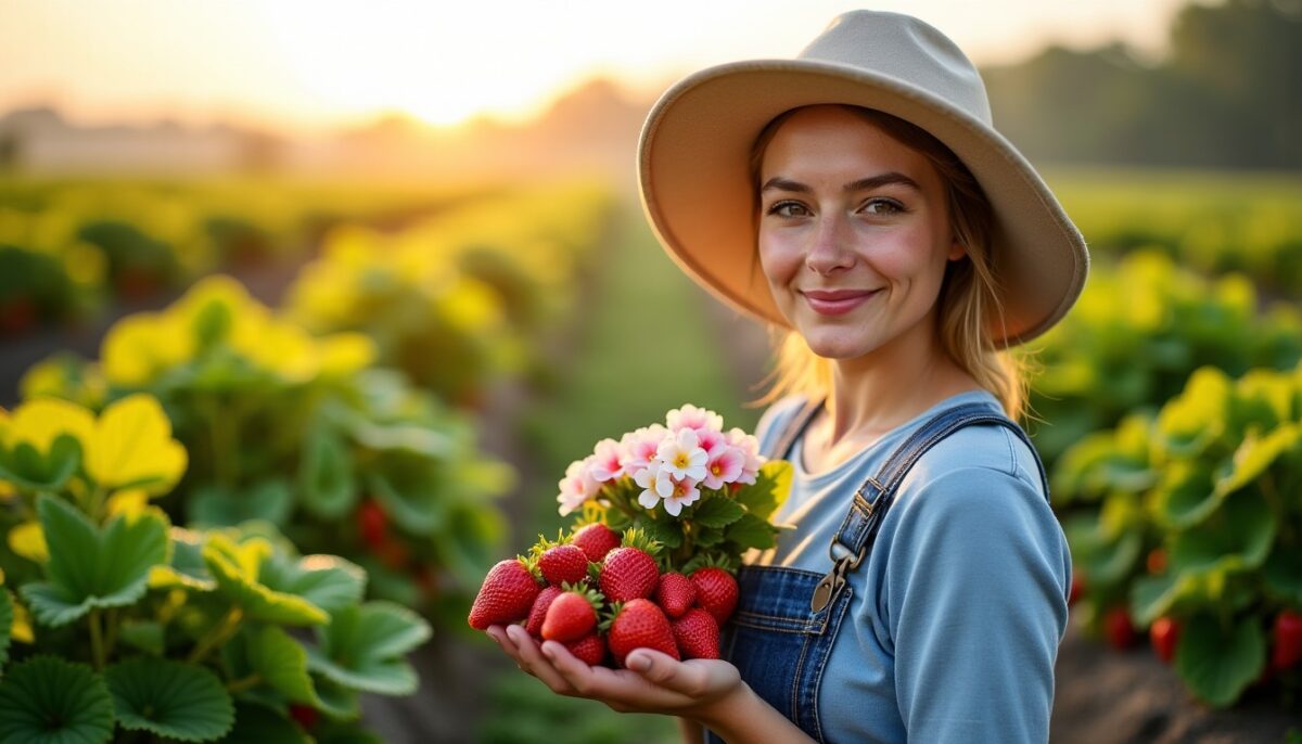 En 10 jours seulement : le secret floral qui révolutionne la récolte de vos fraises ce printemps