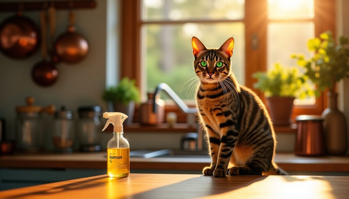 Attention : ce spray anti-mouches naturel au citron utilisé en cuisine pourrait provoquer des tremblements soudains chez votre chat