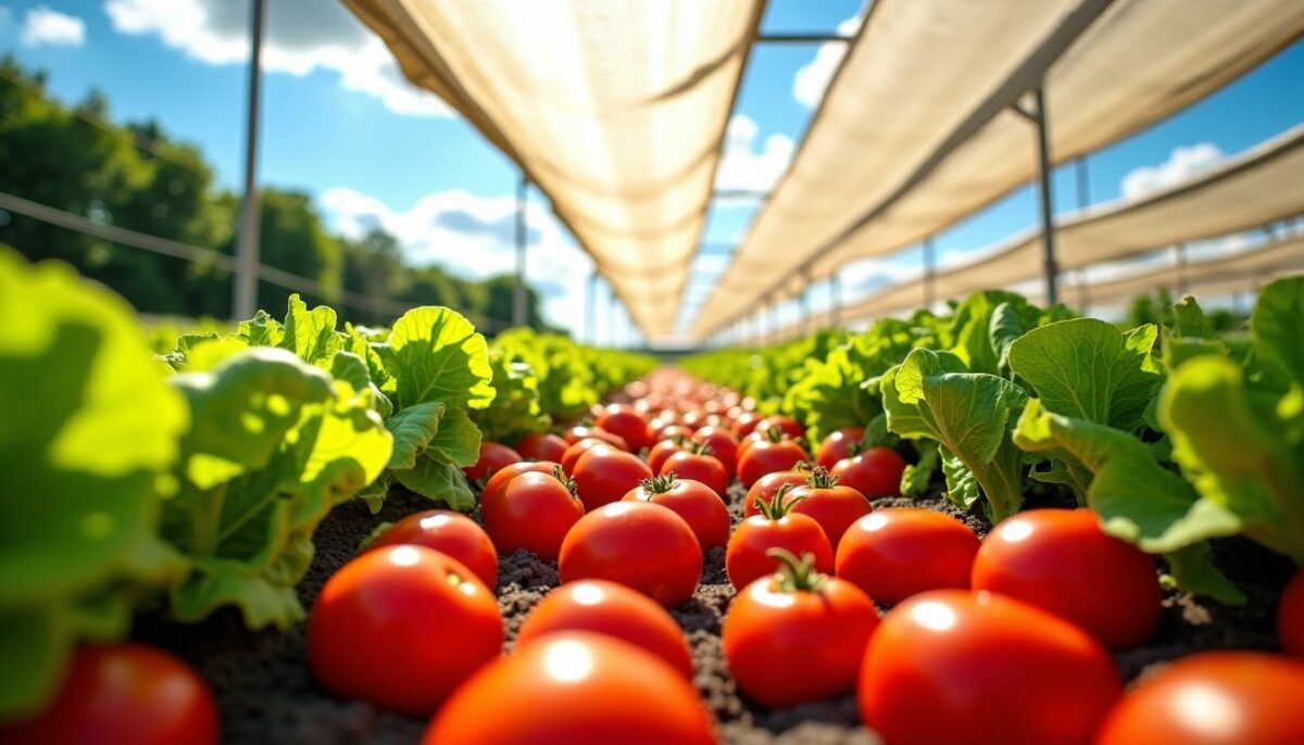 Tomates et salades : comment un simple tissu de coton suspendu protège vos récoltes des vagues de chaleur à 35°C