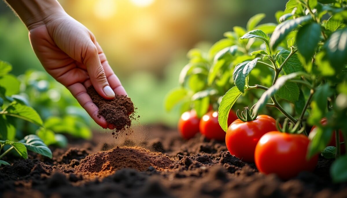 Le secret du marc de café : des tomates luxuriantes en le jetant seulement 3 fois par jour cet été