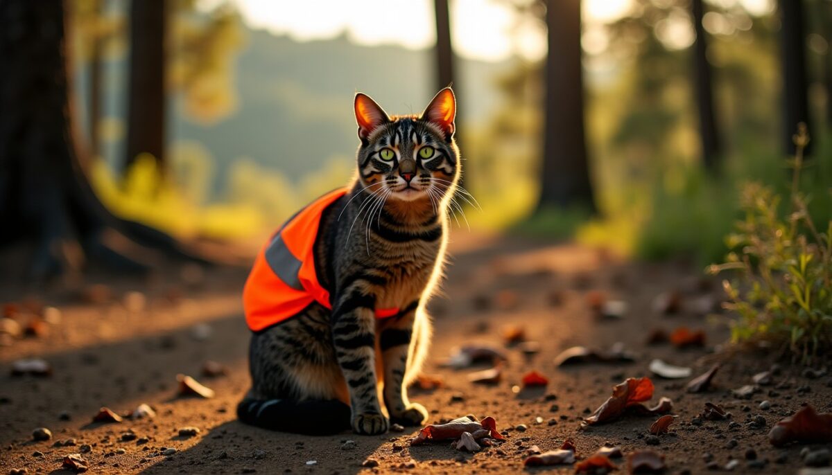 Chaque été, ne négligez pas cet accessoire pour chat qui pourrait lui sauver la vie lors d’un incendie de forêt