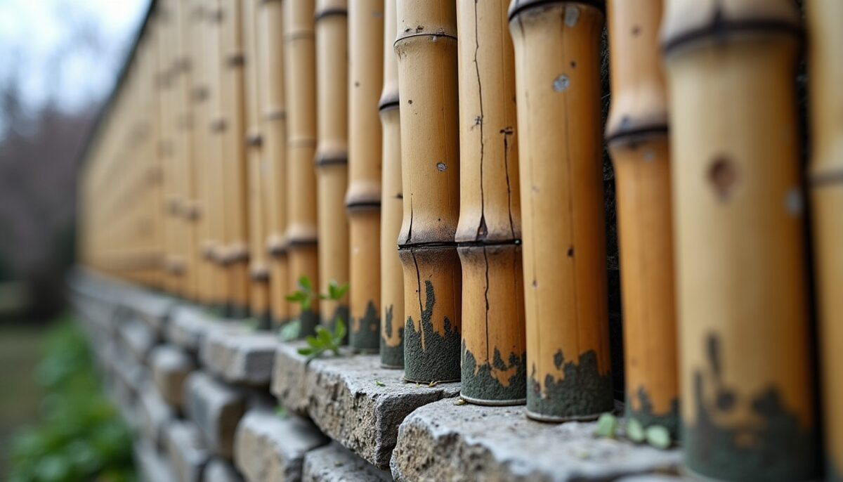 Canisse en bambou : les risques cachés de la fixation sur un mur mitoyen à connaître avant le printemps