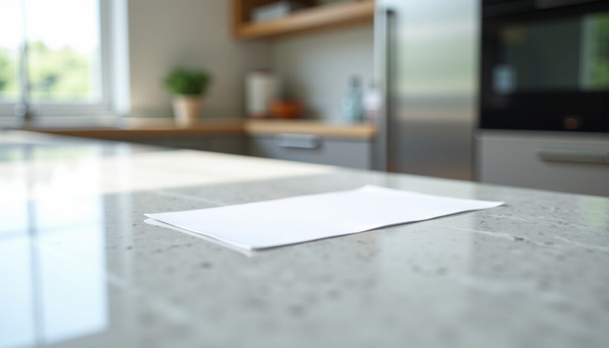 Plan de travail : ce piège invisible qui peut vous coûter 1000€ et que vous pouvez démasquer avec une simple feuille de papier